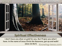 Spiritual Effectiveness